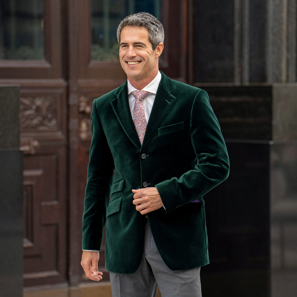 Risby & Leckonfield Samtblazer Wimbledon Gr. 54 Risby & Leckonfield Samtblazer Wimbledon Gr. 54