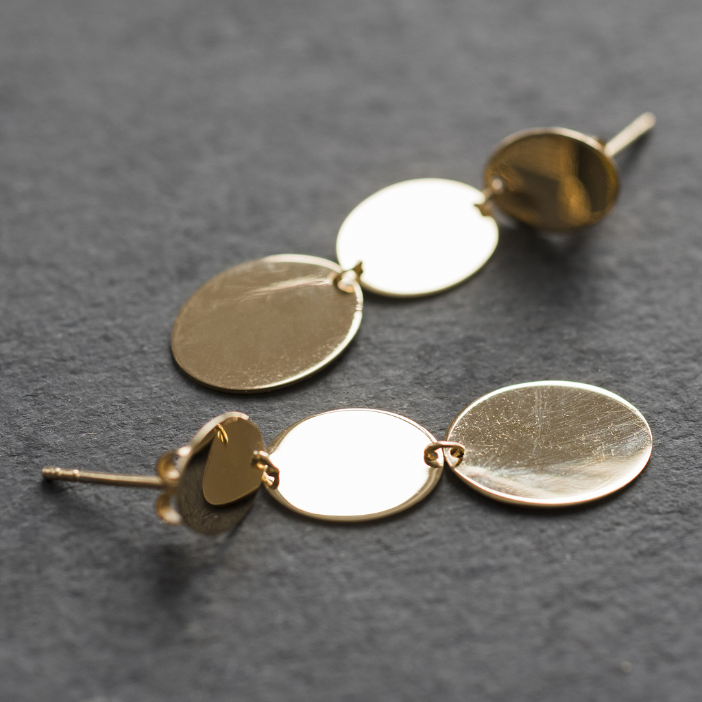 Marjana von Berlepsch Ohrringe Aziza Silber vergoldet Marjana von Berlepsch Ohrringe Aziza Silber vergoldet