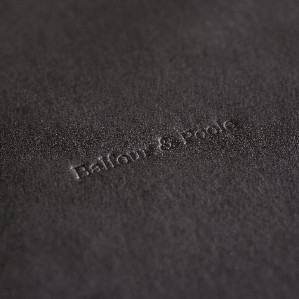 Balfour & Poole Reise-Etui Schwarz