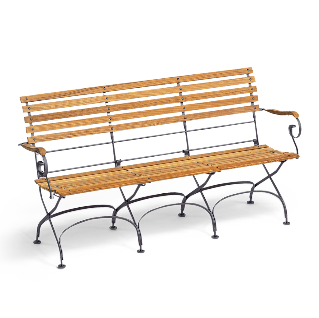 Weishäupl 3-Sitzer-Bank mit Armlehnen Weishäupl 3-Sitzer-Bank mit Armlehnen