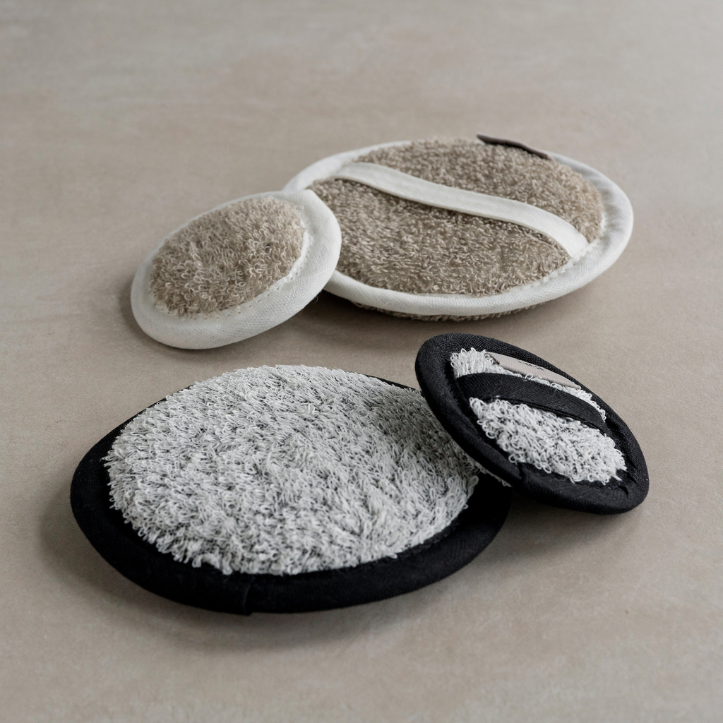 Axlings X Torquato Frottee-Waschpads Natur - 2