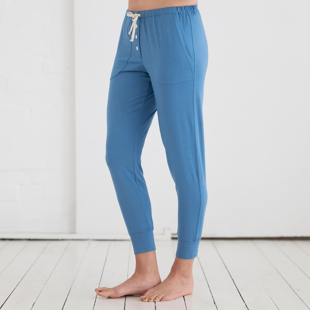 Sunday in Bed X Torquato Pyjamahose Chris Blau L - 2 Sunday in Bed X Torquato Pyjamahose Chris Blau L - 2