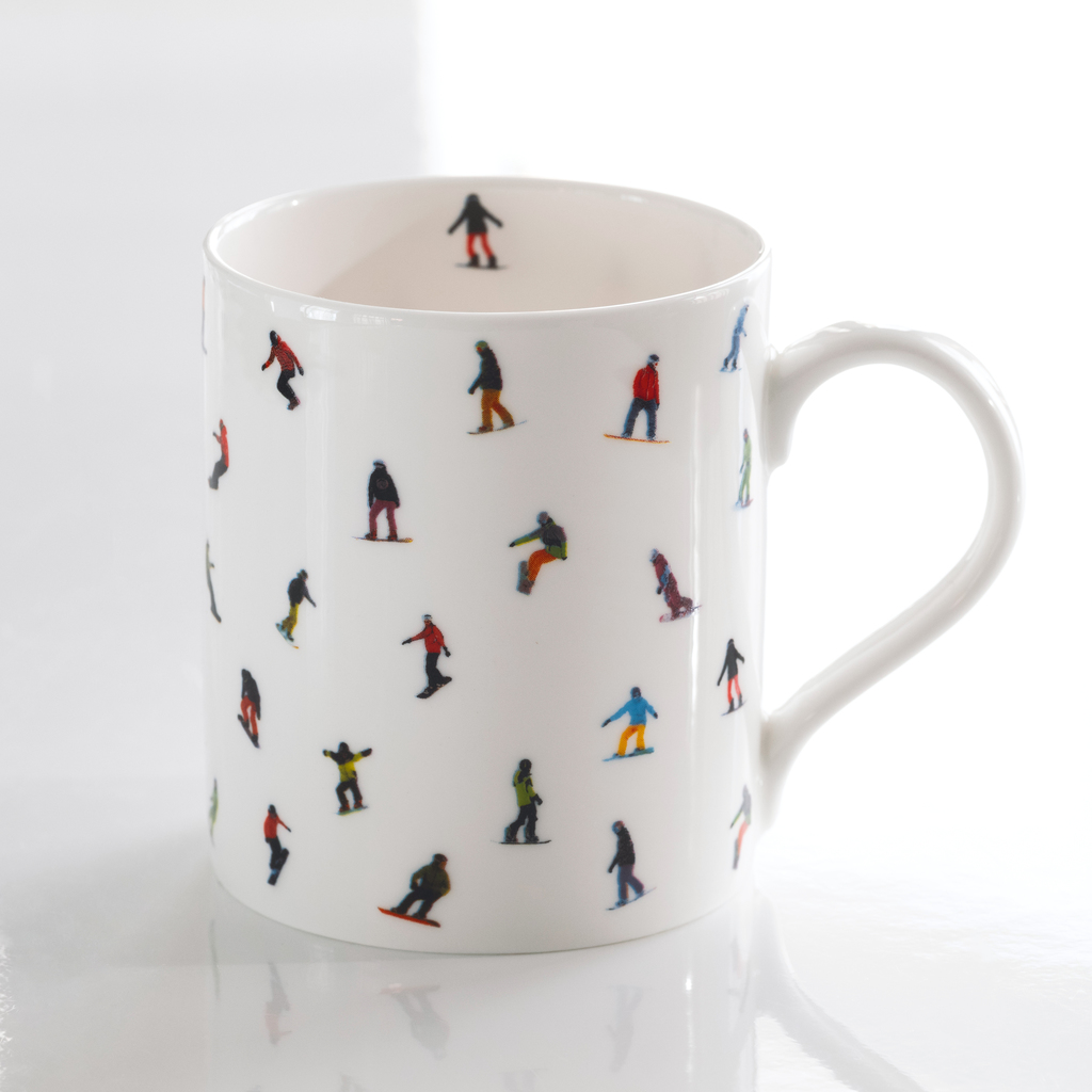 Porzellanbecher Snowboard Porzellanbecher Snowboard