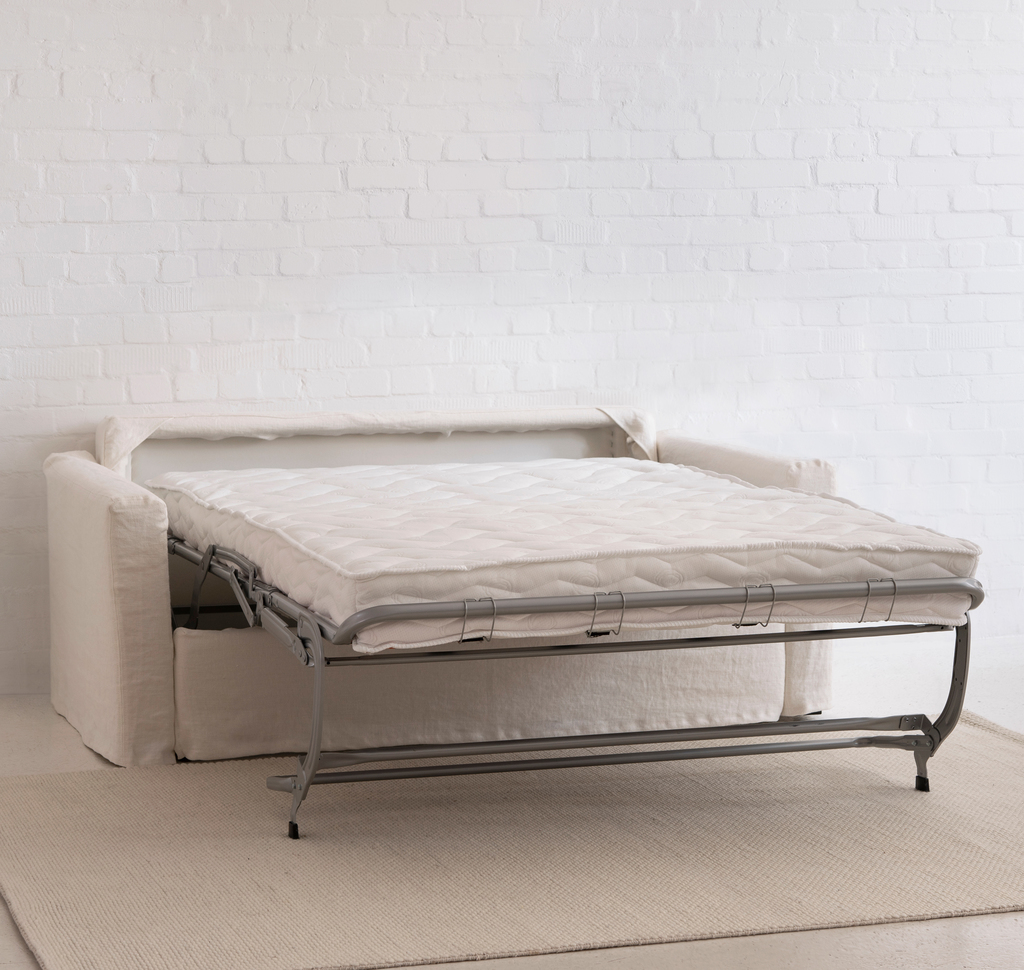 Arcachon Bettsofa Dreisitzer Leinen Natur - 3