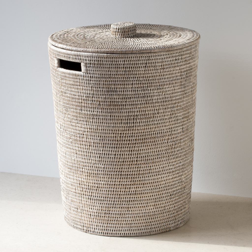 Wäschebehälter Rattangeflecht - 2 Wäschebehälter Rattangeflecht - 2