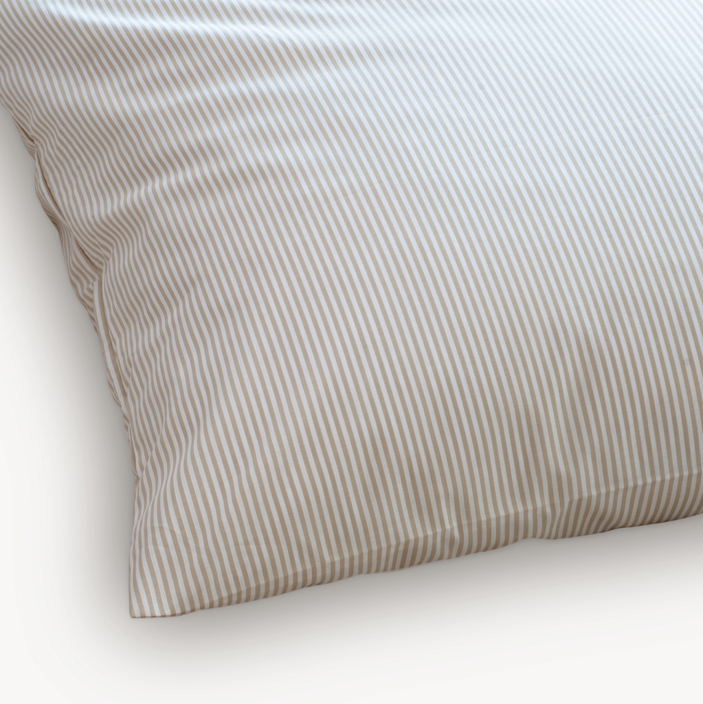 Bettbezug Liselund Streifen Beige 135 x 200 cm Bettbezug Liselund Streifen Beige 135 x 200 cm