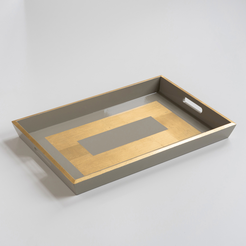 Tablett Pan de Oro Grau Tablett Pan de Oro Grau