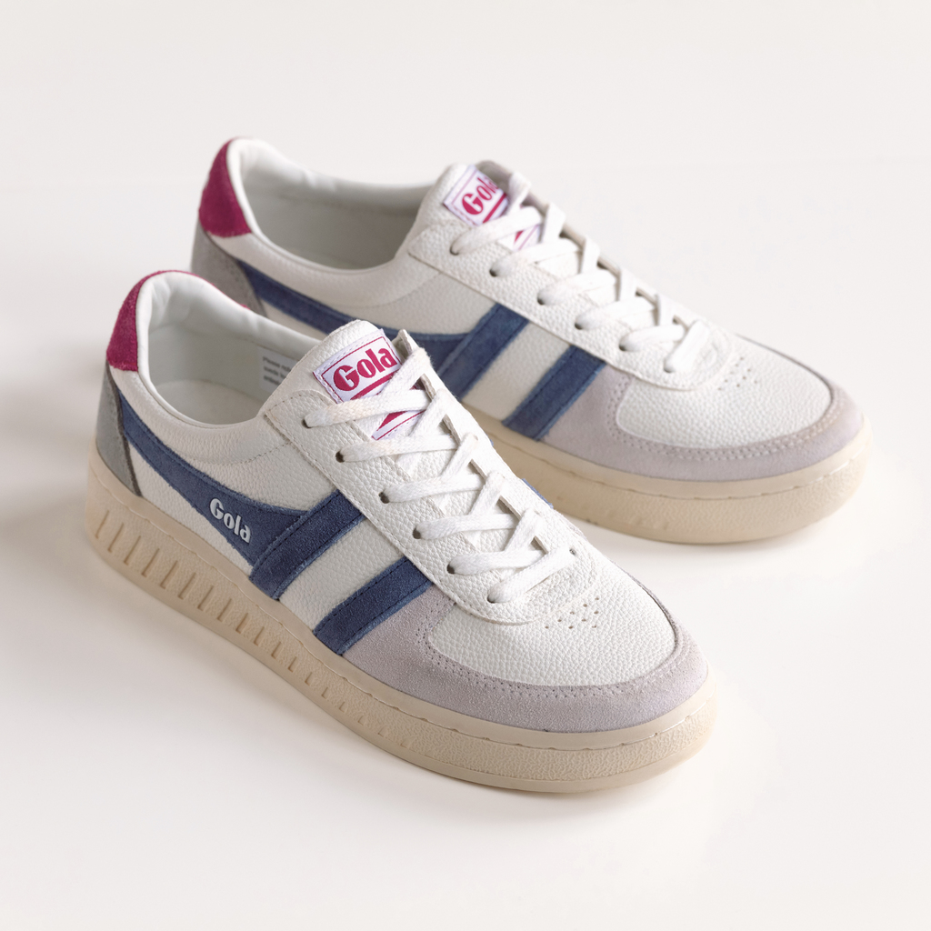 Gola Grandslam Trident Damen White/Moonlight/Fuchsia Gr. 36 Gola Grandslam Trident Damen White/Moonlight/Fuchsia Gr. 36