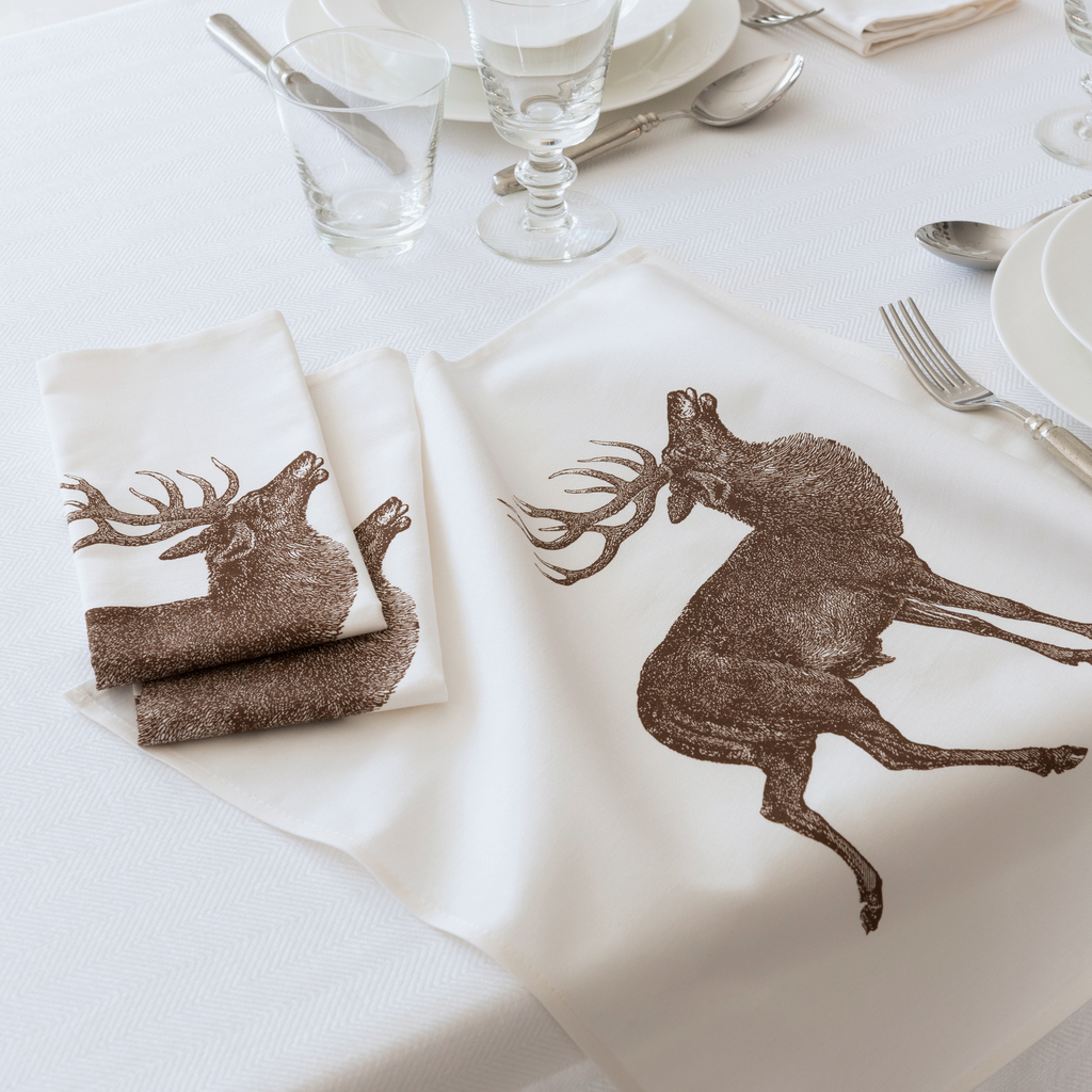 Thornback & Peel Serviette Hirsch Thornback & Peel Serviette Hirsch