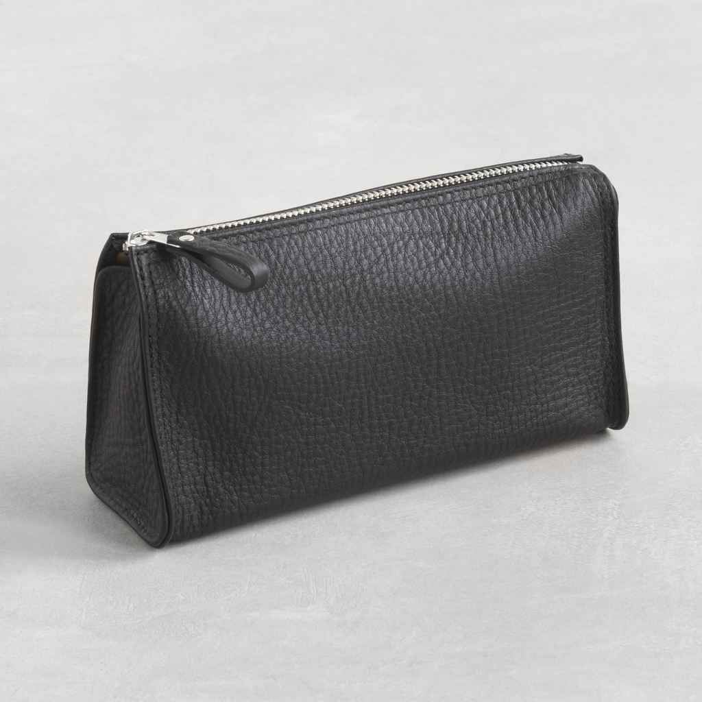 Hammann Kosmetiktasche Kalbsleder Schwarz Hammann Kosmetiktasche Kalbsleder Schwarz