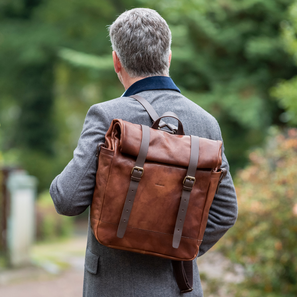 Lederrucksack aus der Toskana - 2 Lederrucksack aus der Toskana - 2