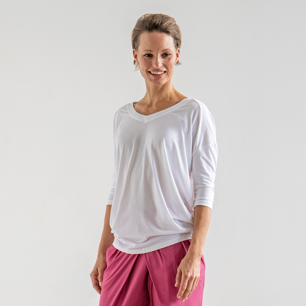 Sunday in Bed X Torquato Pyjamashirt Hazel Weiß S Sunday in Bed X Torquato Pyjamashirt Hazel Weiß S