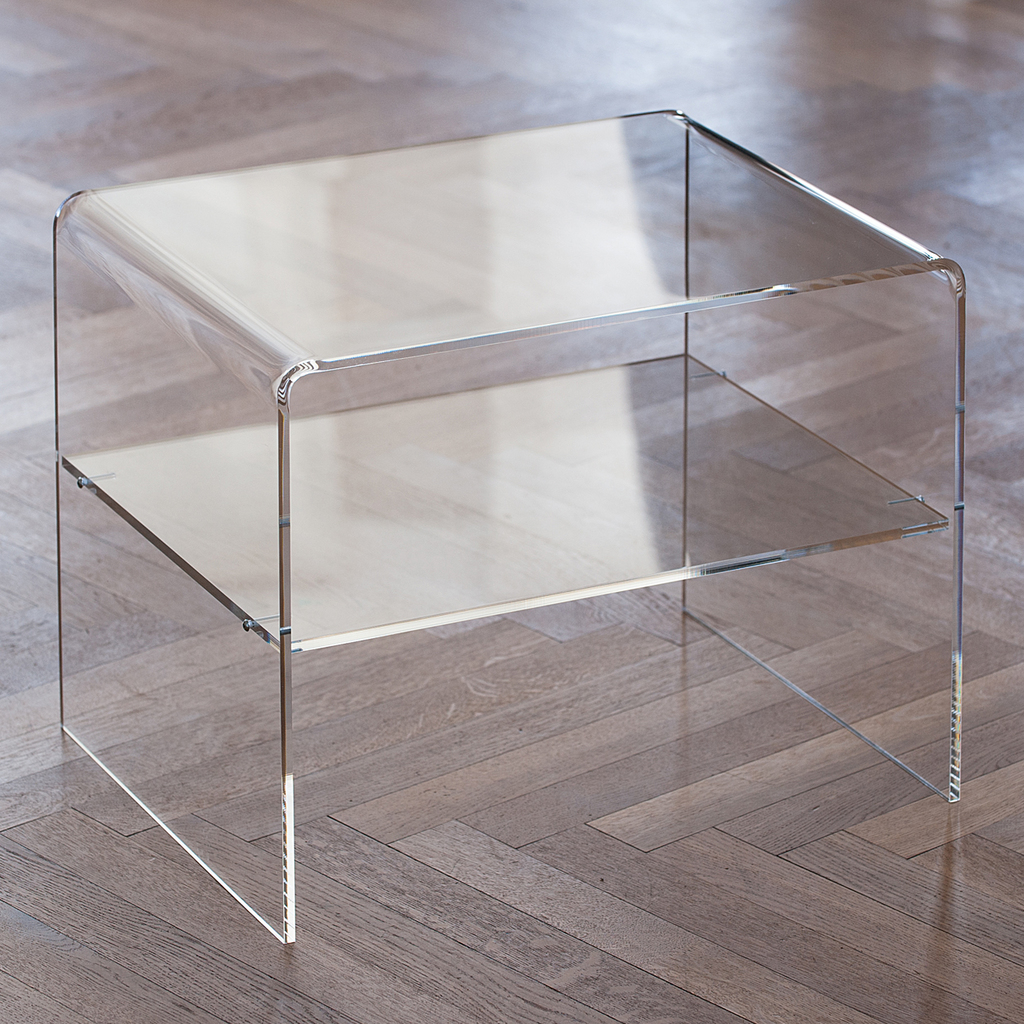 Acryl-Beistelltisch Klar 38 cm Acryl-Beistelltisch Klar 38 cm