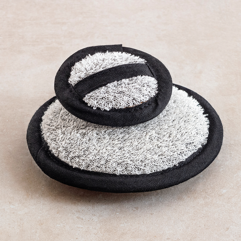 Axlings X Torquato Frottee-Waschpads Grau