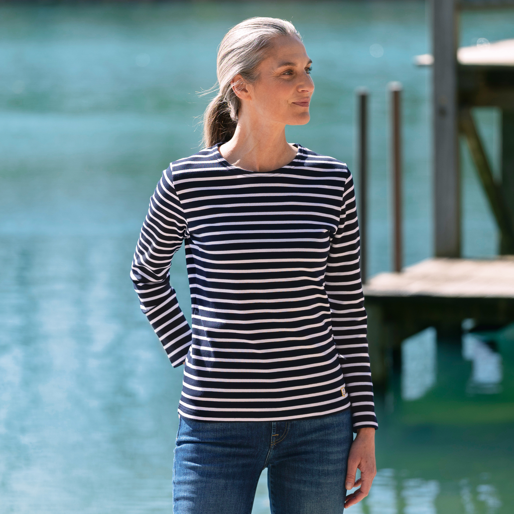 Armor Lux Ringelshirt Marine/Weiß S Armor Lux Ringelshirt Marine/Weiß S