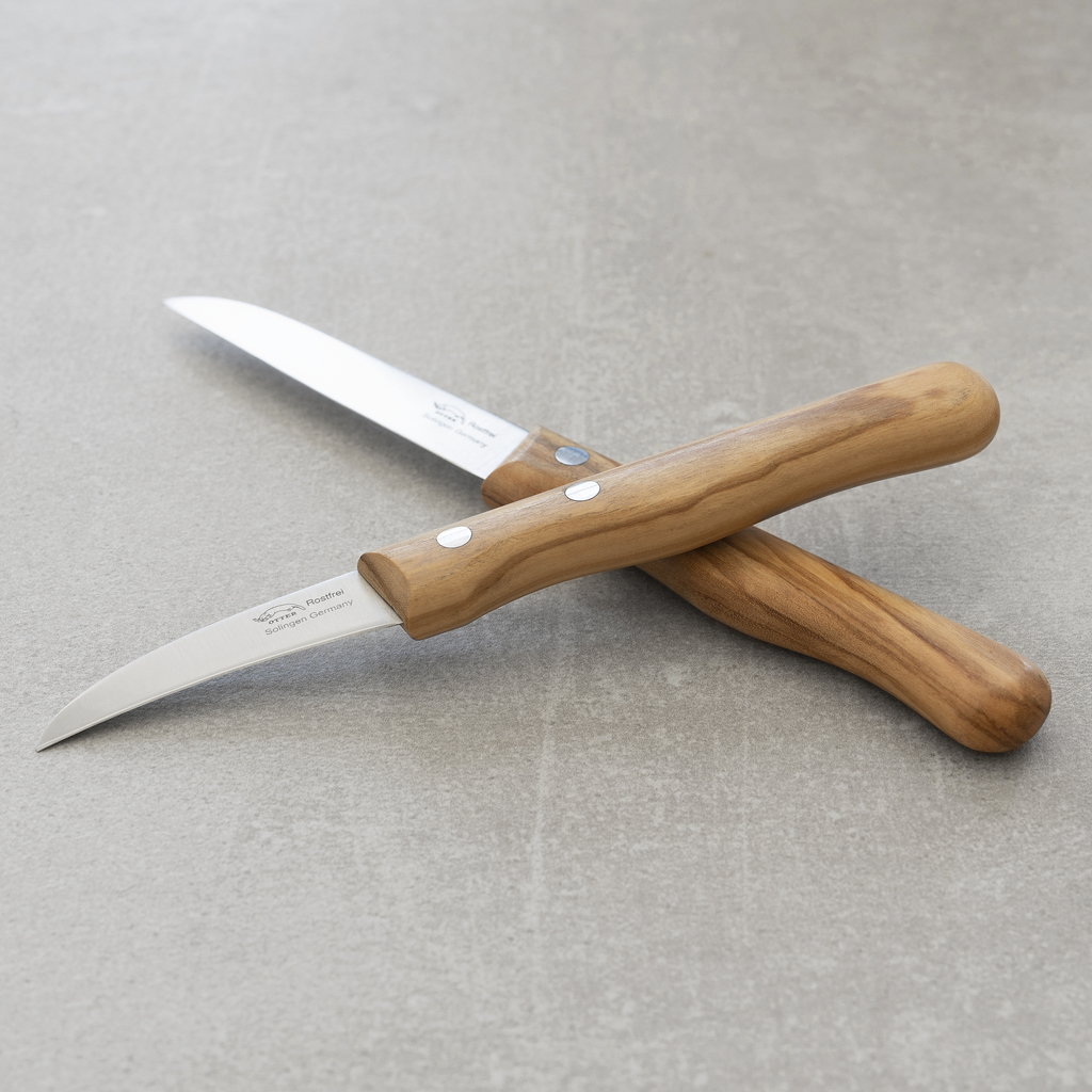 Otter Küchenmesser Olivenholz Otter Küchenmesser Olivenholz