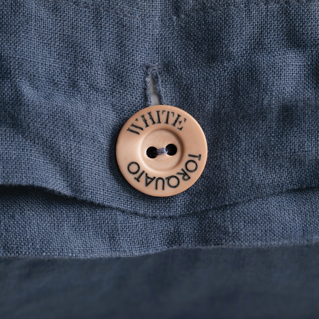 Leinenbettwäsche Stonewashed Louredo Blau 40 x 40 cm - 3 Leinenbettwäsche Stonewashed Louredo Blau 40 x 40 cm - 3