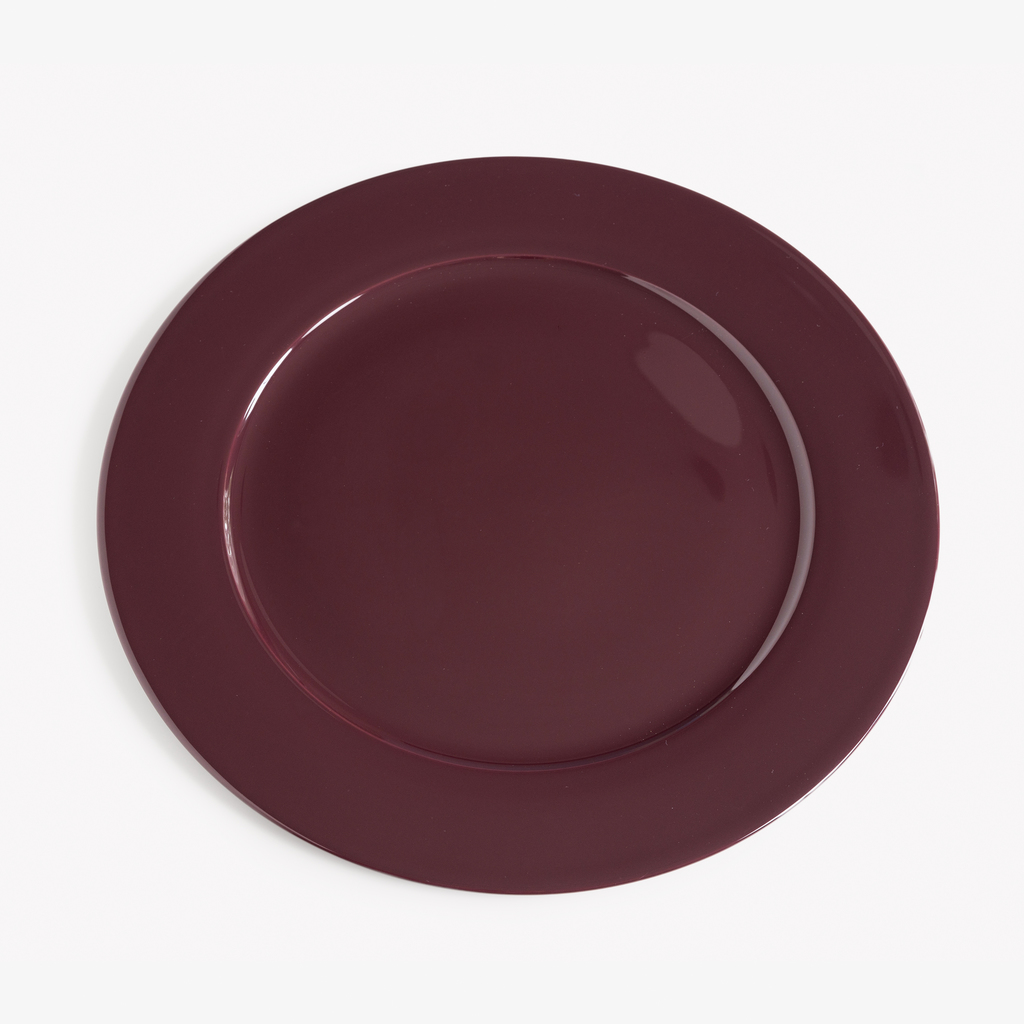 Platzteller Fine Bone China Aubergine