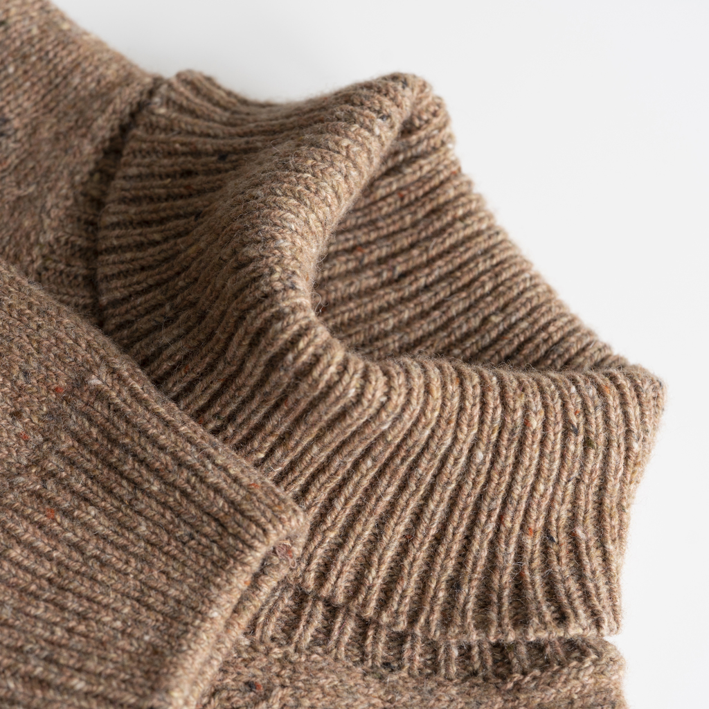 Irischer Rollkragenpullover Gr. XL - 3