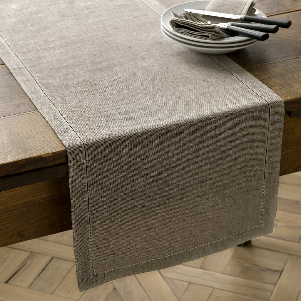 Busatti Tischläufer 40 x 140 cm Taupe - 2