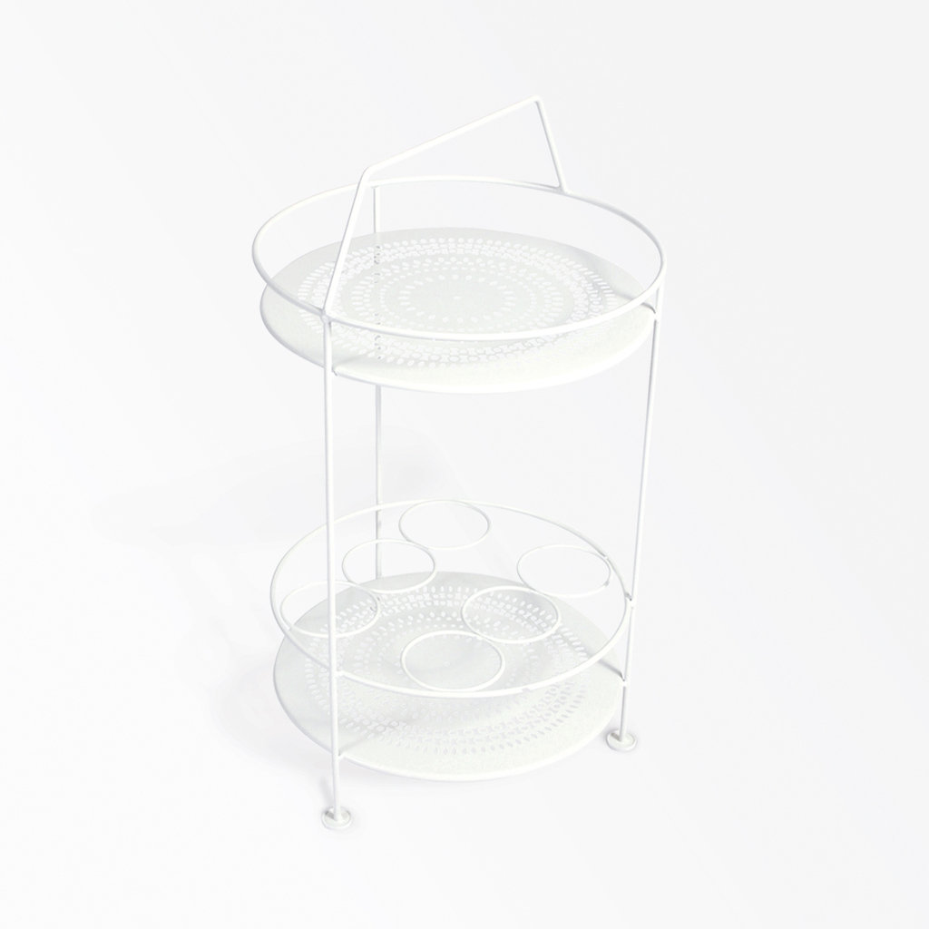 Fermob Tragbare Gartenbar Weiss