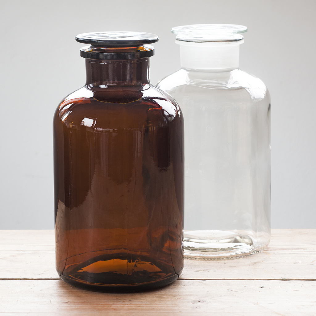 Apothekerflasche Braunglas 2 l Apothekerflasche Braunglas 2 l