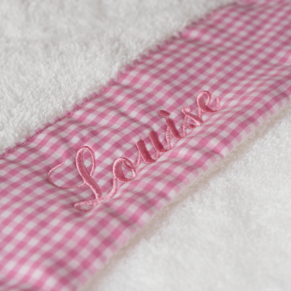 Rhomtuft X Torquato: Badetücher mit Kapuze 100 x 100 cm Pink - 4