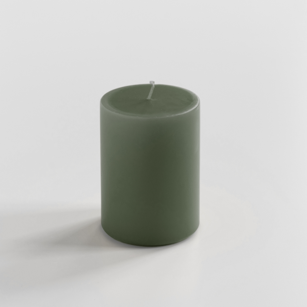 Ester & Erik Stumpenkerze 10 cm Ø 6 cm Pale Green