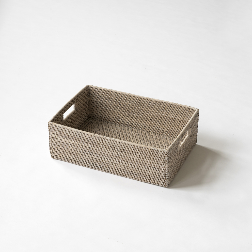 Rechteckiger Rattan Korb Rechteckiger Rattan Korb