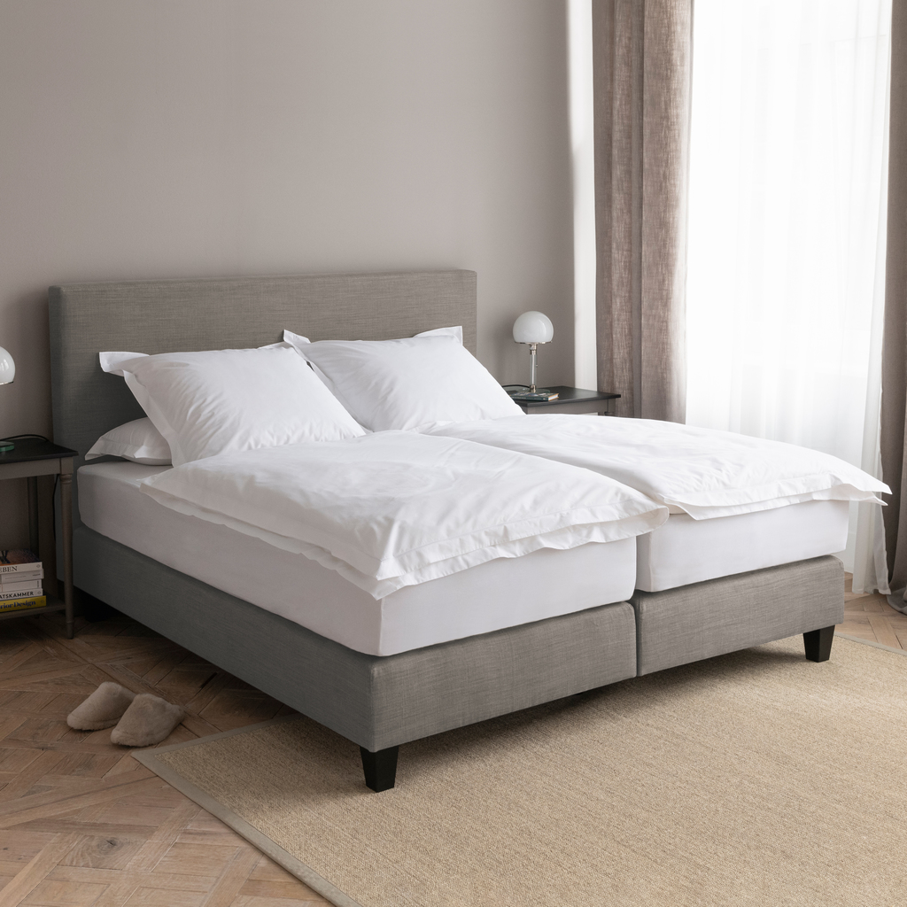 Revor Boxspringbett Lead ohne Matratze Warmgrau - 4