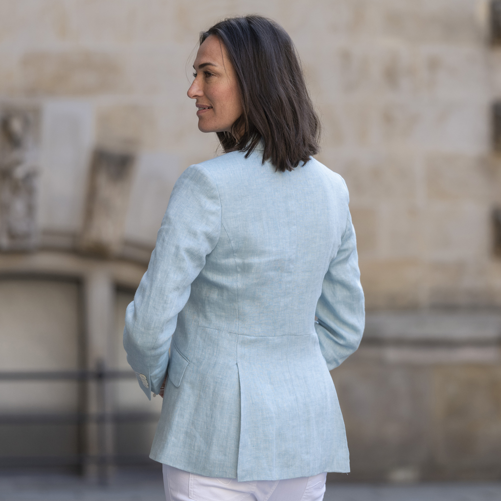 Risby & Leckonfield: Damenblazer Hamptons Türkis - 2 Risby & Leckonfield: Damenblazer Hamptons Türkis - 2