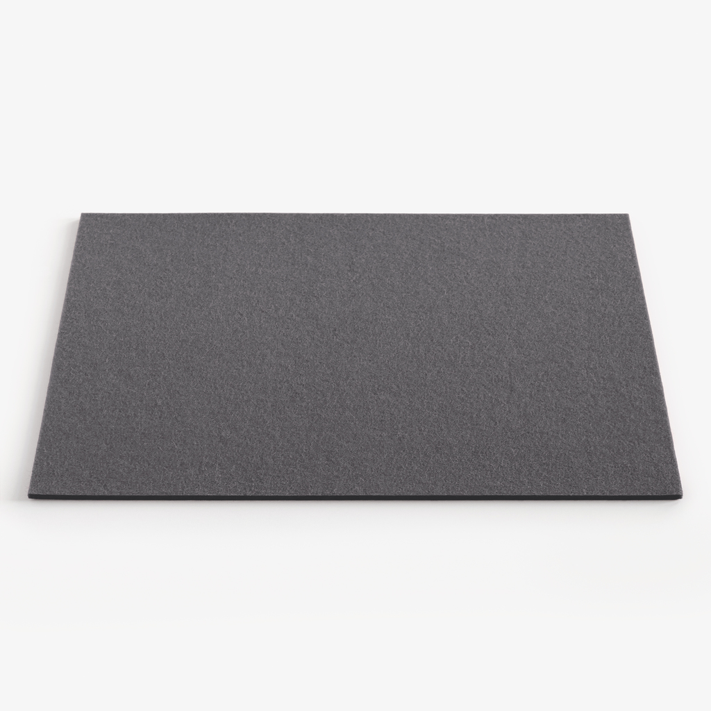 Tischset Wollfilz 35 x 45 cm Grau