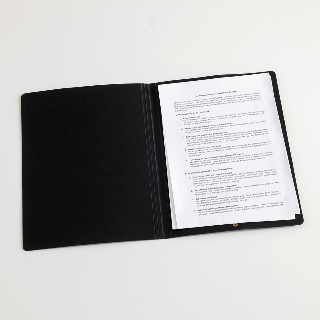 Legendär Document Folder HYDE Schwarz - 2