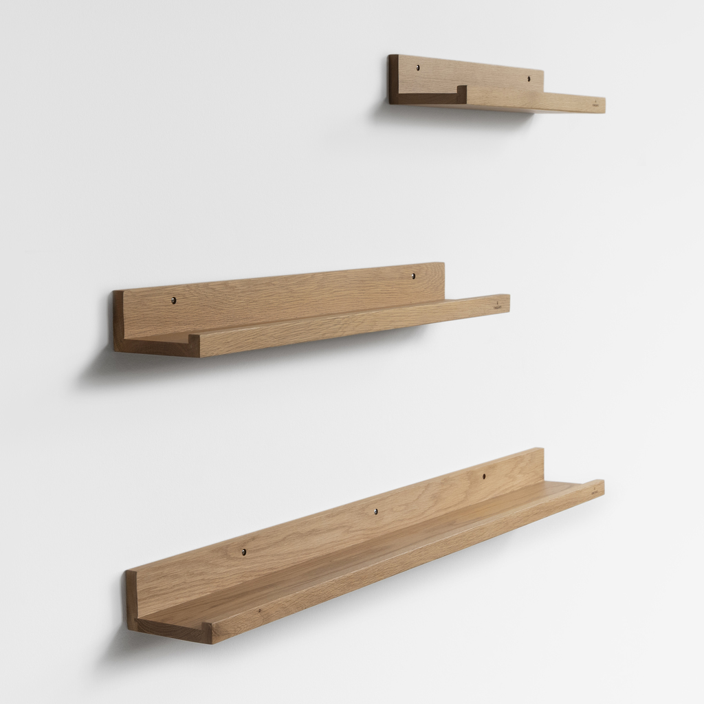 Wandregal Eichenholz 50 x 14 cm