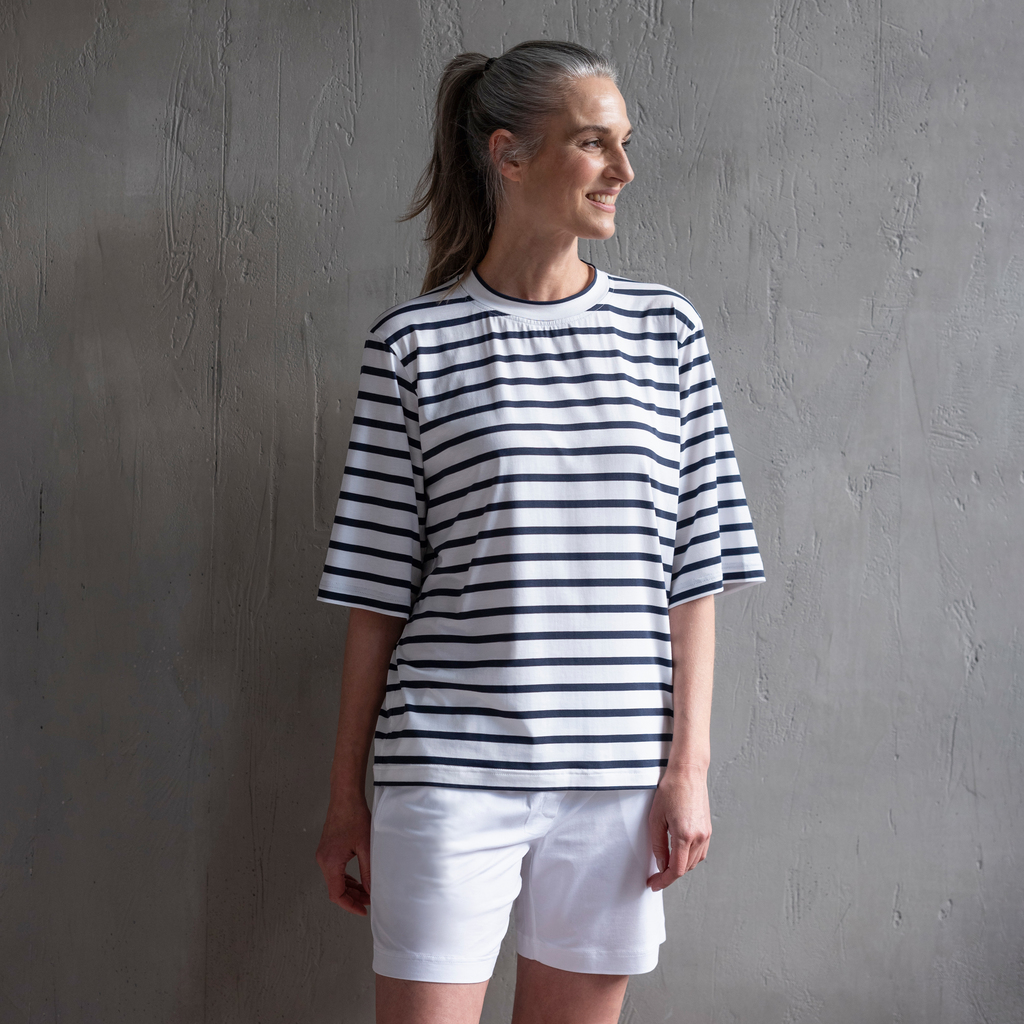 Sunday in Bed X Torquato Shirt Ilona Weiß/Midnight S - 4