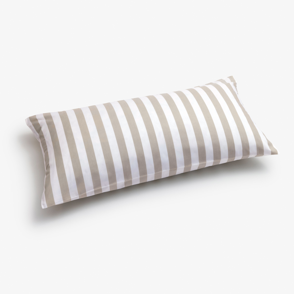 Kissenbezug Liselund Blockstreifen Beige 40 x 80 cm