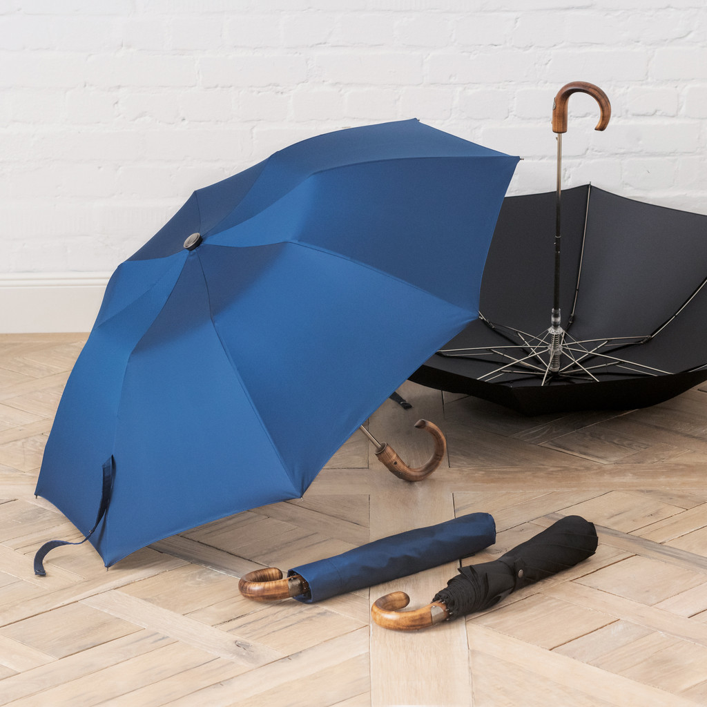 Doppler-Taschenschirm Oxford Blau - 2 Doppler-Taschenschirm Oxford Blau - 2