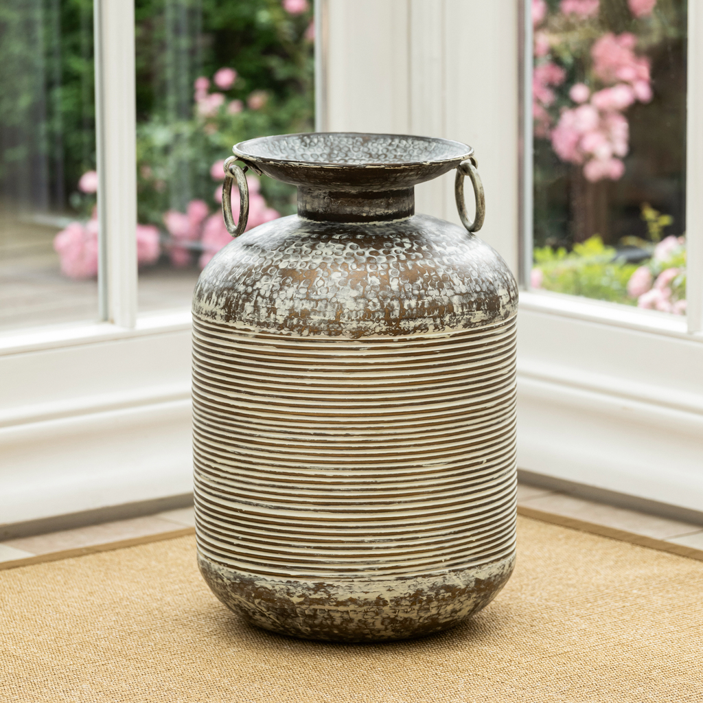 Bodenvase Big Pot Messing - 3 Bodenvase Big Pot Messing - 3