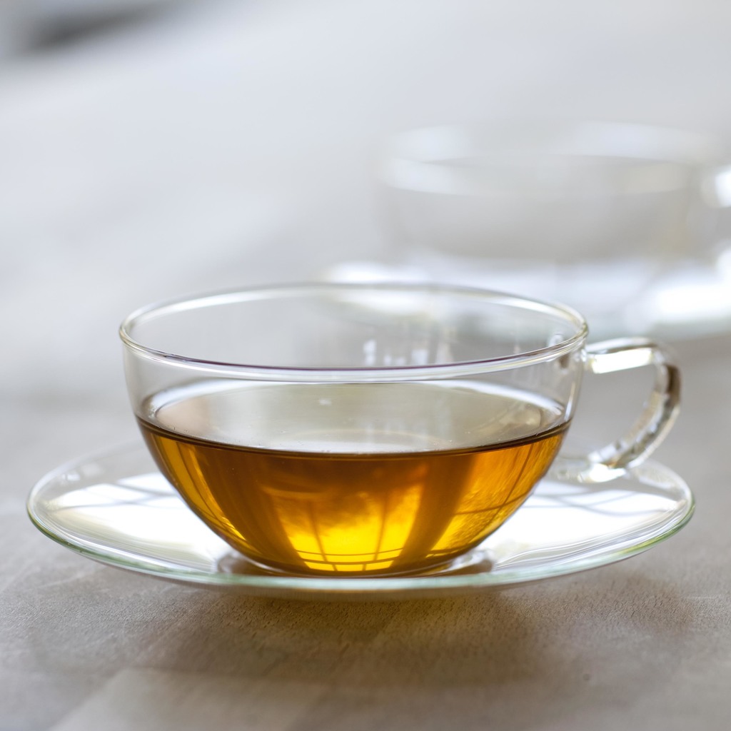 Teetasse mit Untertasse Borosilikatsglas Teetasse mit Untertasse Borosilikatsglas