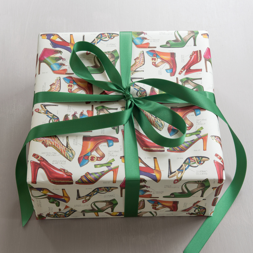 Florentiner Papier Schuhe 70 x 100 cm
