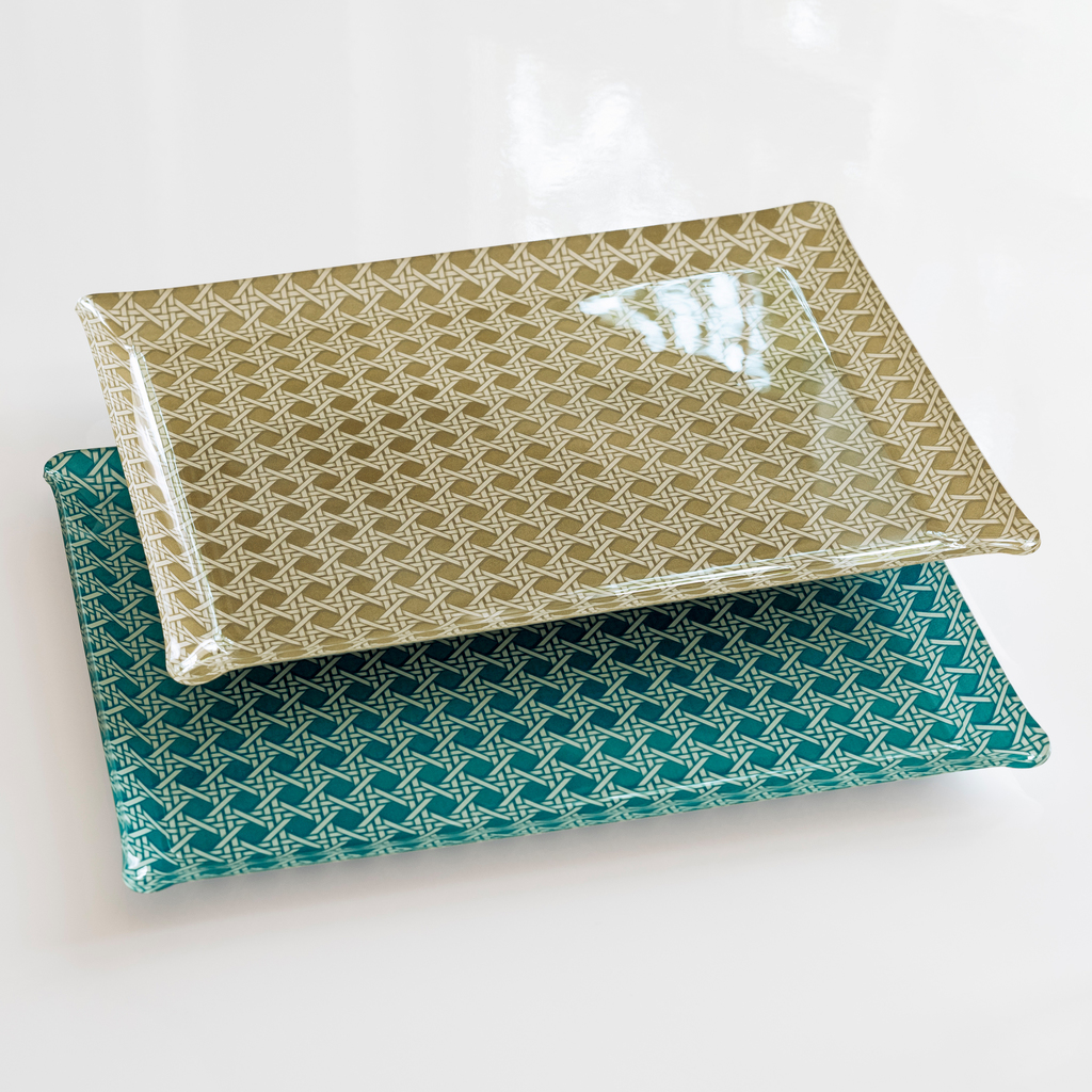 Acryltablett Cannage Türkis - 2