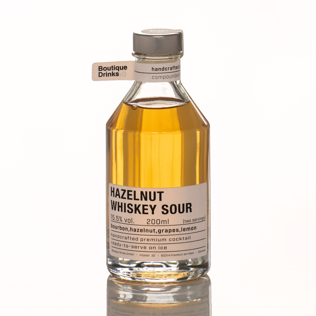 Boutique Drinks Hazelnut Whiskey Sour 200 ml Boutique Drinks Hazelnut Whiskey Sour 200 ml