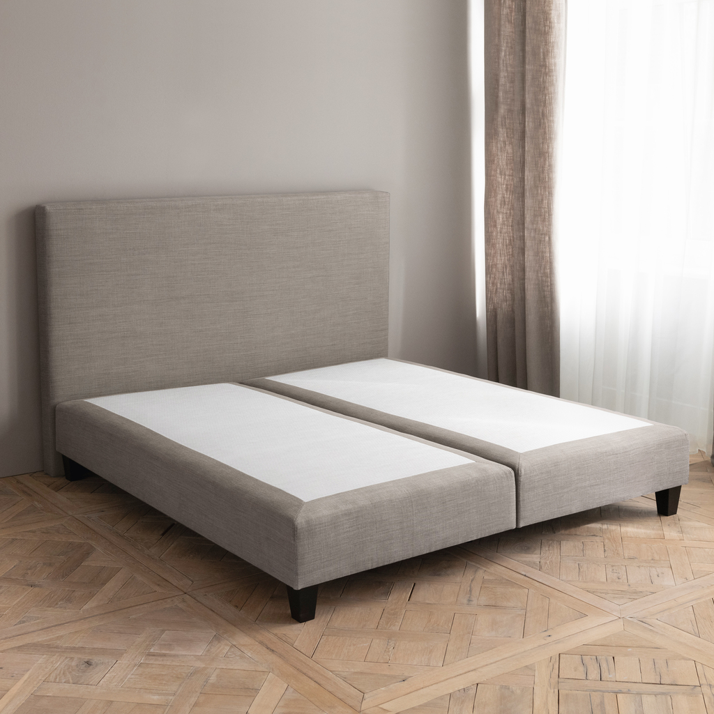 Revor Boxspringbett Lead ohne Matratze Warmgrau - 2