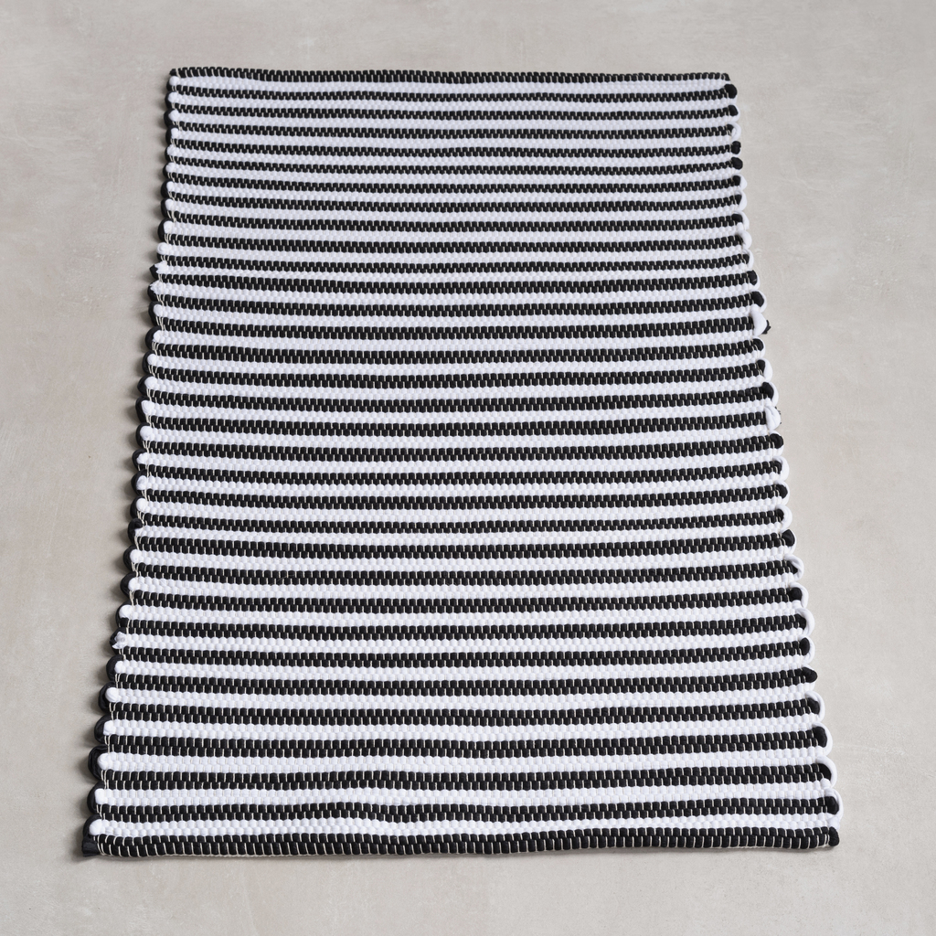 Badezimmerteppiche Nilo Schwarz/Weiß Badezimmerteppiche Nilo Schwarz/Weiß