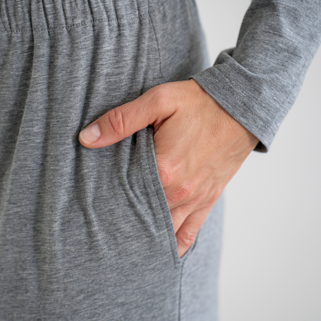 Sunday in Bed X Torquato Hose Honey Grau meliert M - 4 Sunday in Bed X Torquato Hose Honey Grau meliert M - 4