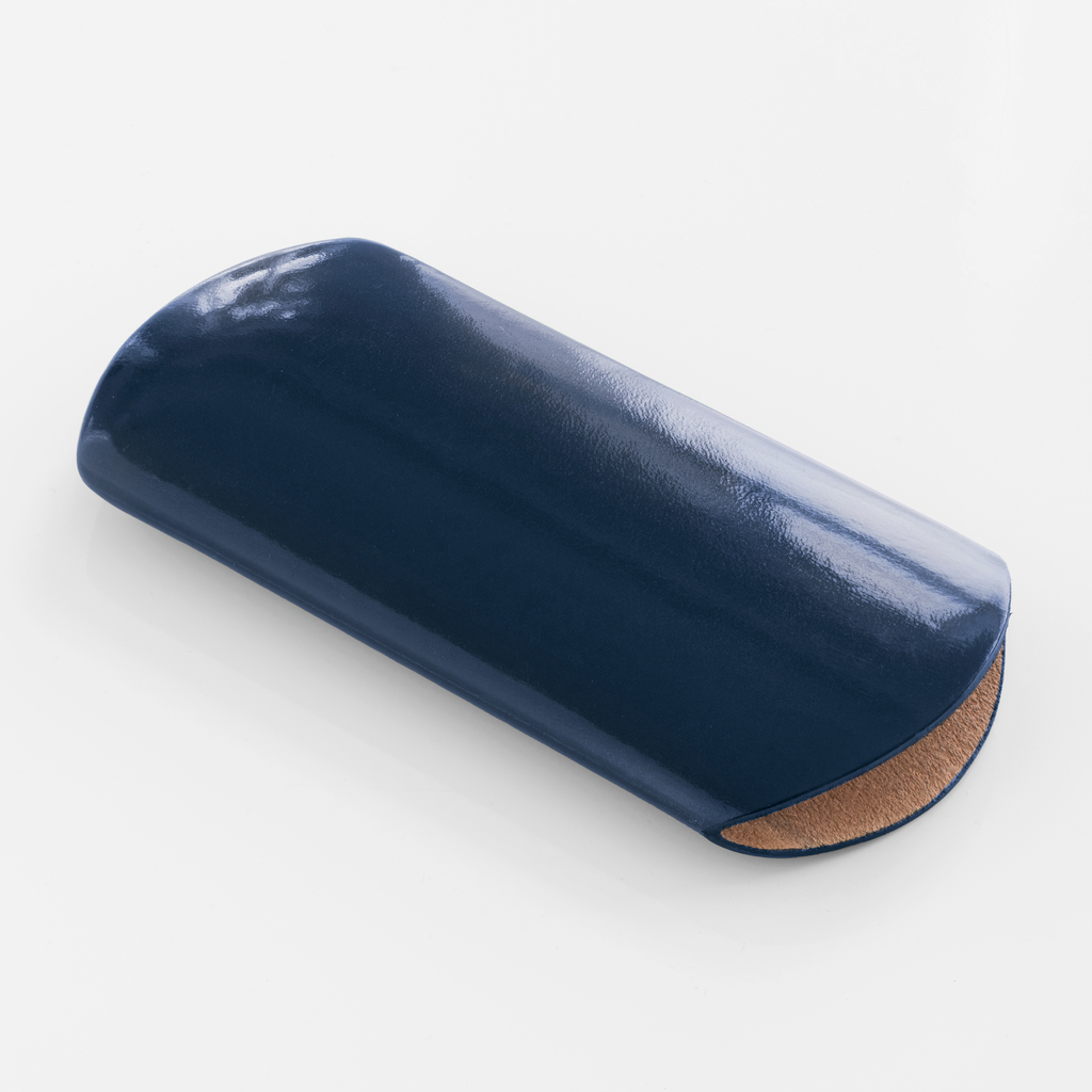 CAF Brillenetui Leder Blau groß CAF Brillenetui Leder Blau groß