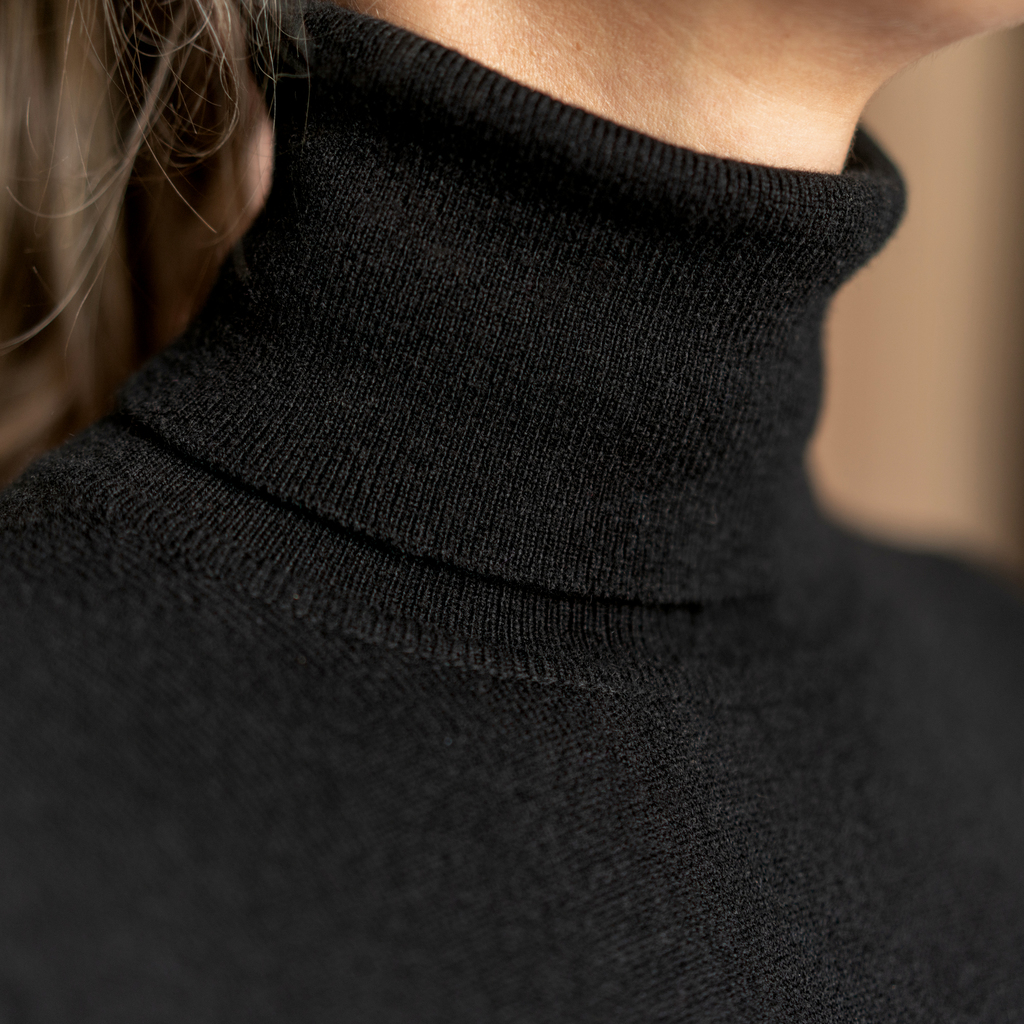William Lockie X Torquato Rollkragen Kaschmir Black L - 3 William Lockie X Torquato Rollkragen Kaschmir Black L - 3