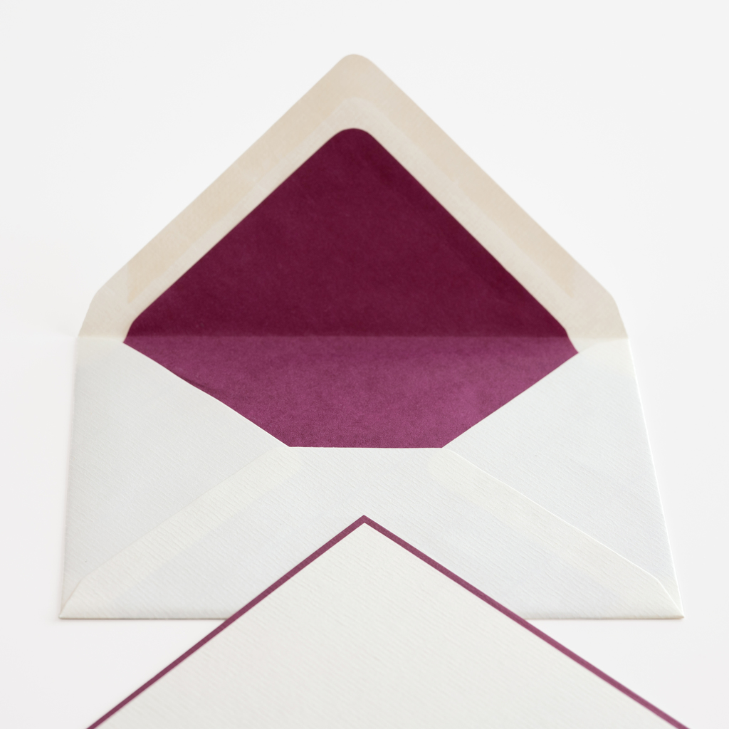 25 A6 Karten & Umschläge Crown Mill Creme/Bordeuax 25 A6 Karten & Umschläge Crown Mill Creme/Bordeuax