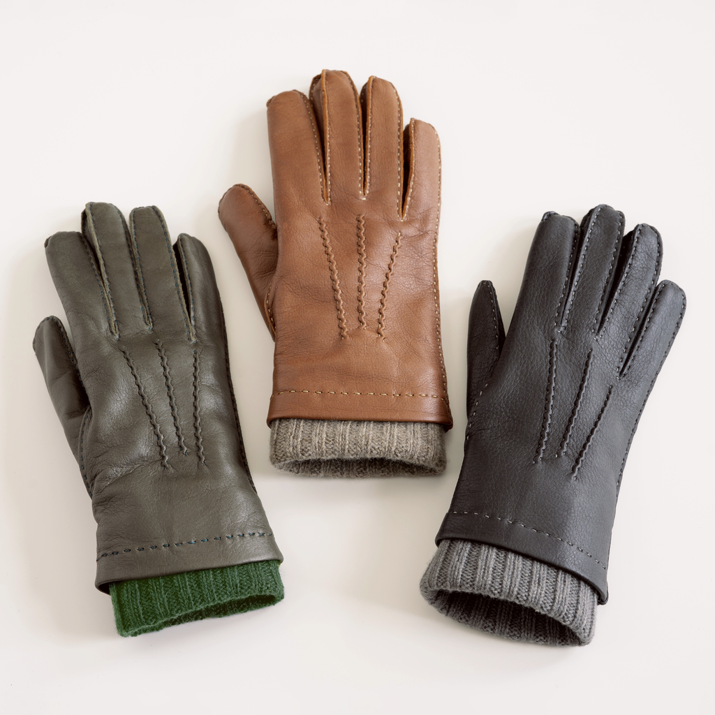 Damenhandschuhe aus Hirschleder Damenhandschuhe aus Hirschleder