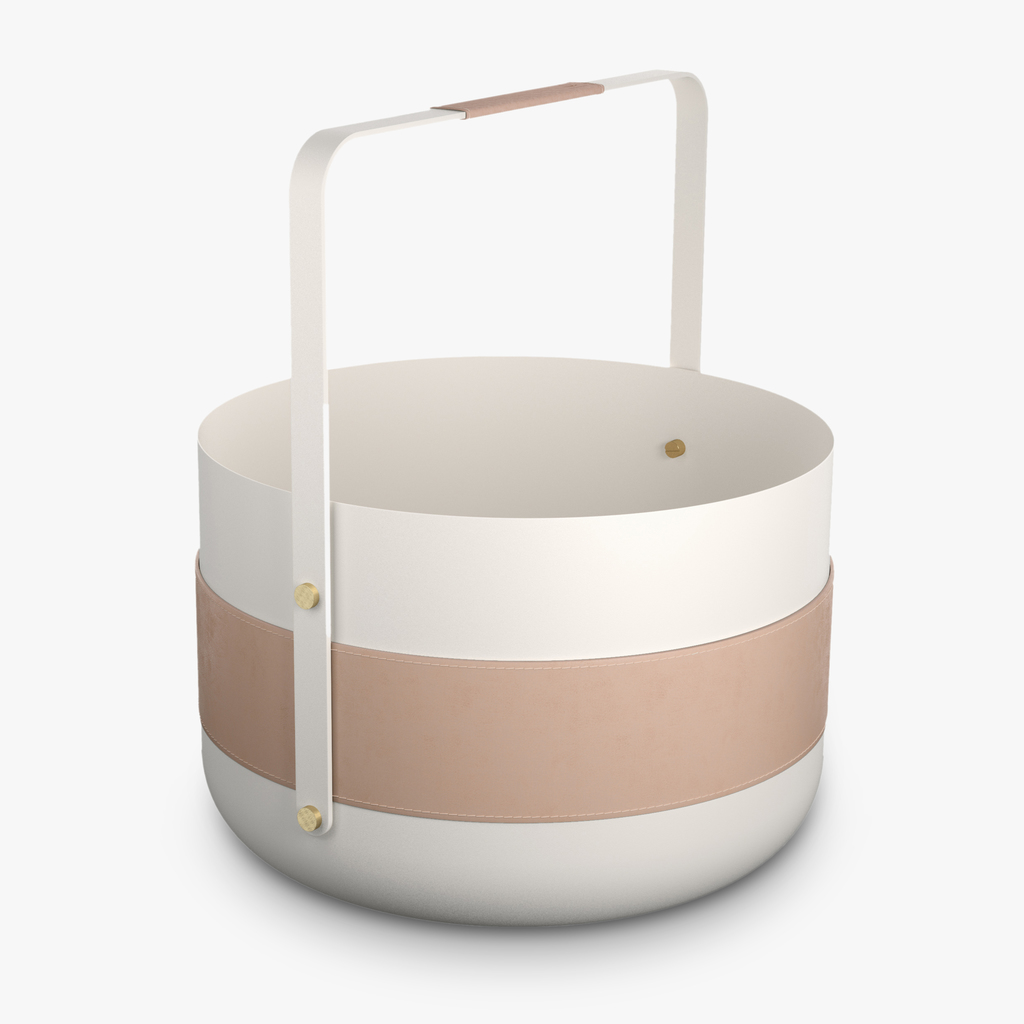 Eldvarm Holzkorb Emma Blanc Eldvarm Holzkorb Emma Blanc